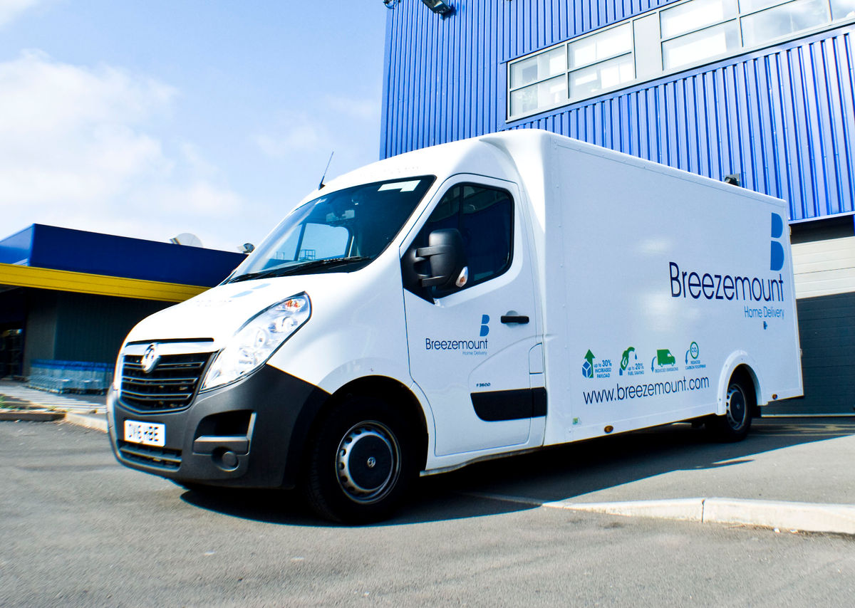 Breezemount delivery vehicle